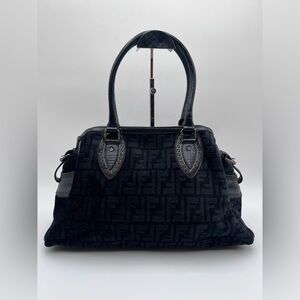 Fendi Zucca Shoulder Bag / Handbag